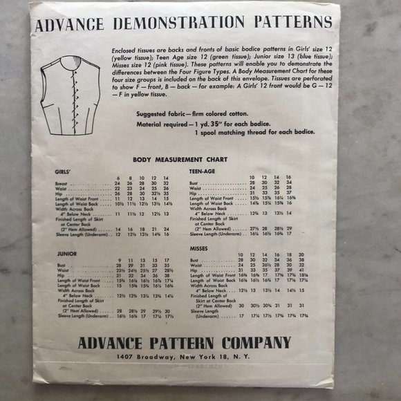 Vintage Advanced Demonstration Sewing Pattern - Picture 6 of 16